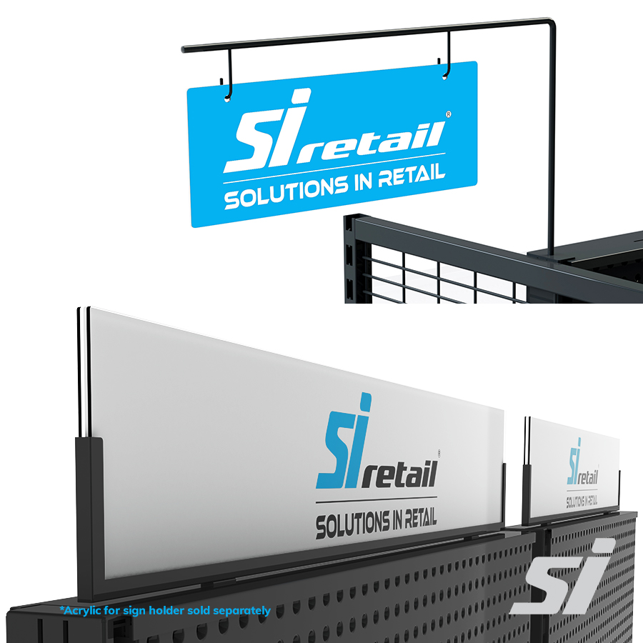 Versa Gondola Sign Holders Australia SI Retail